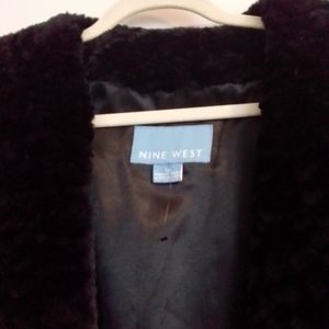 Faux fur nine West modern jacket